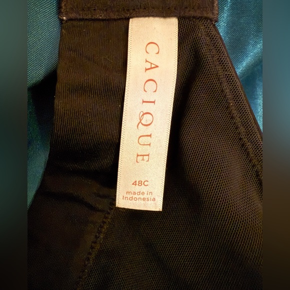 48C Cacique Lane Bryant Comfort Bliss lightly lined full coverage bra - Picture 3 of 4